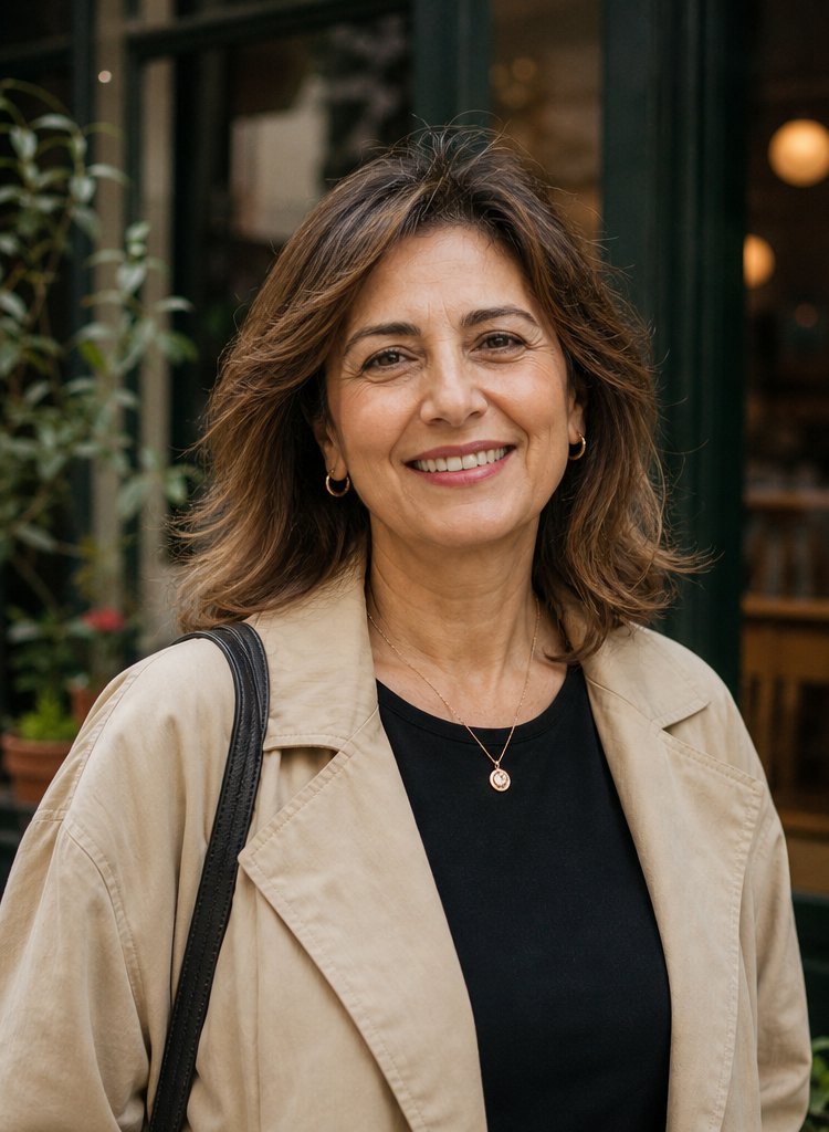 Portrait of Leyla, an Istanbul local in her fifties